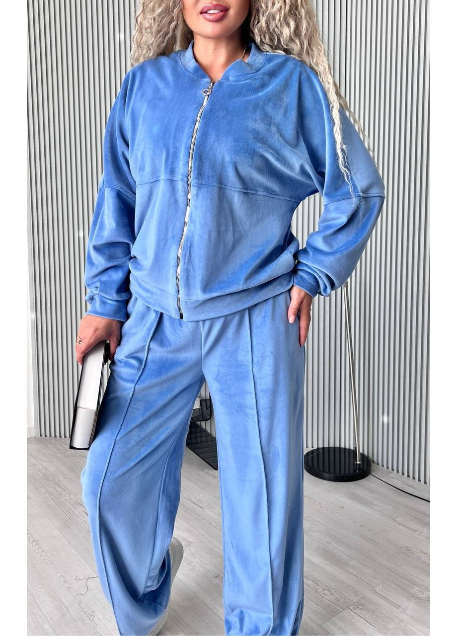 Костюм ZARA з велюру на трикотажній основі | Заміри в описі Vione (367075615)