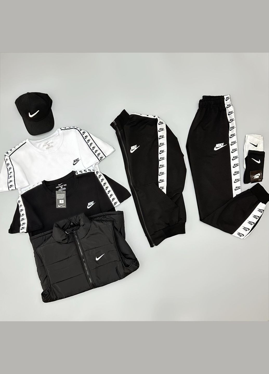 Мужской спортивный костюм 5в1 Nike + кепка+носки Freedom (335014739)