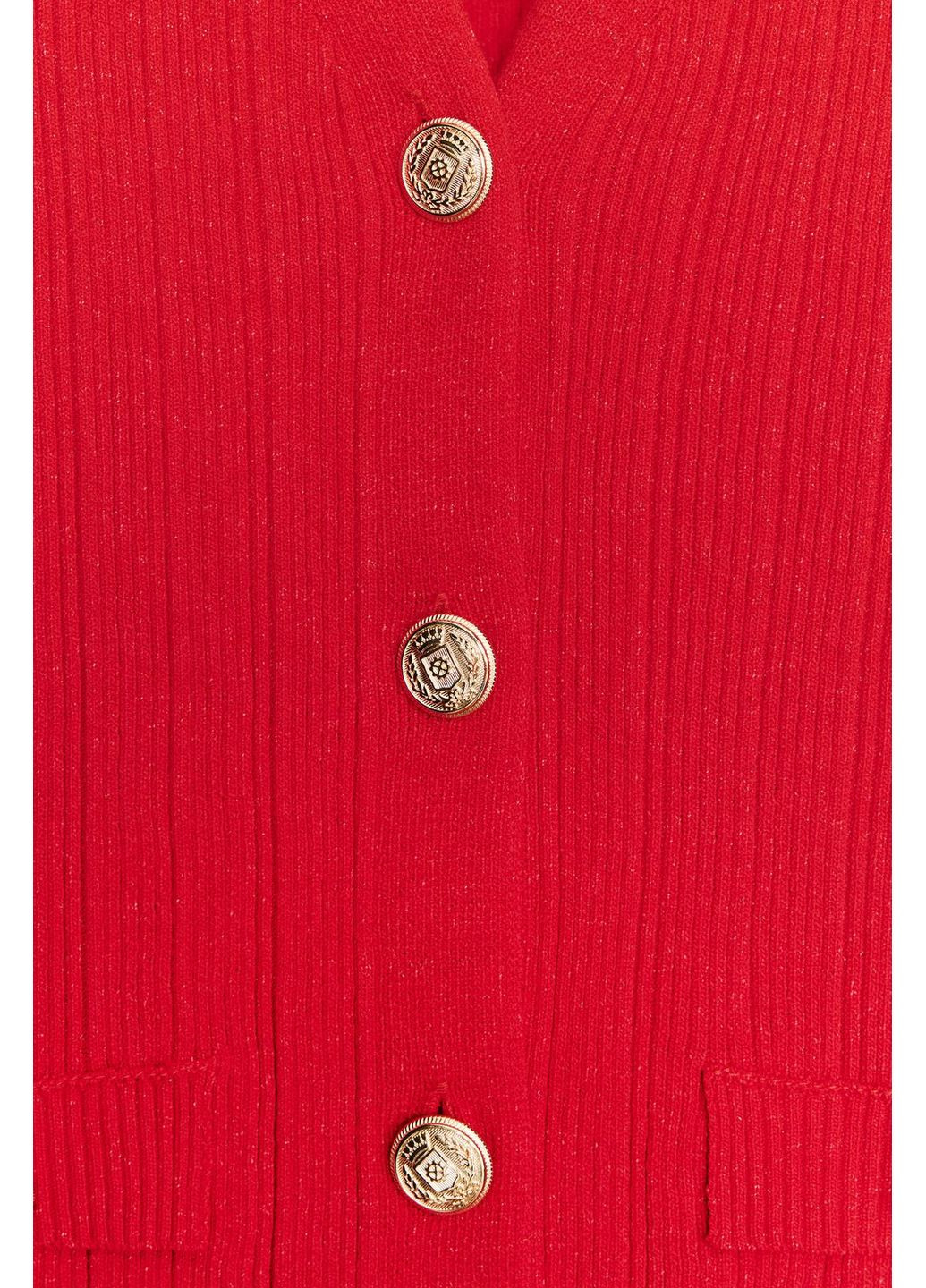 Красный демисезонный кардиган Zara