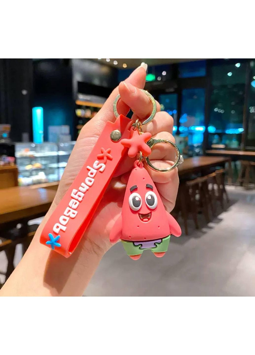 Брелок Патрик Стар из Губка Боб Квадратные Штаны No Brand (364534152)