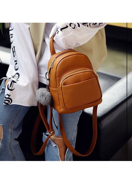 Женский рюкзак из экокожи городской сумка для повседневного использования маленький мини-рюкзак ProDobro (363258994)