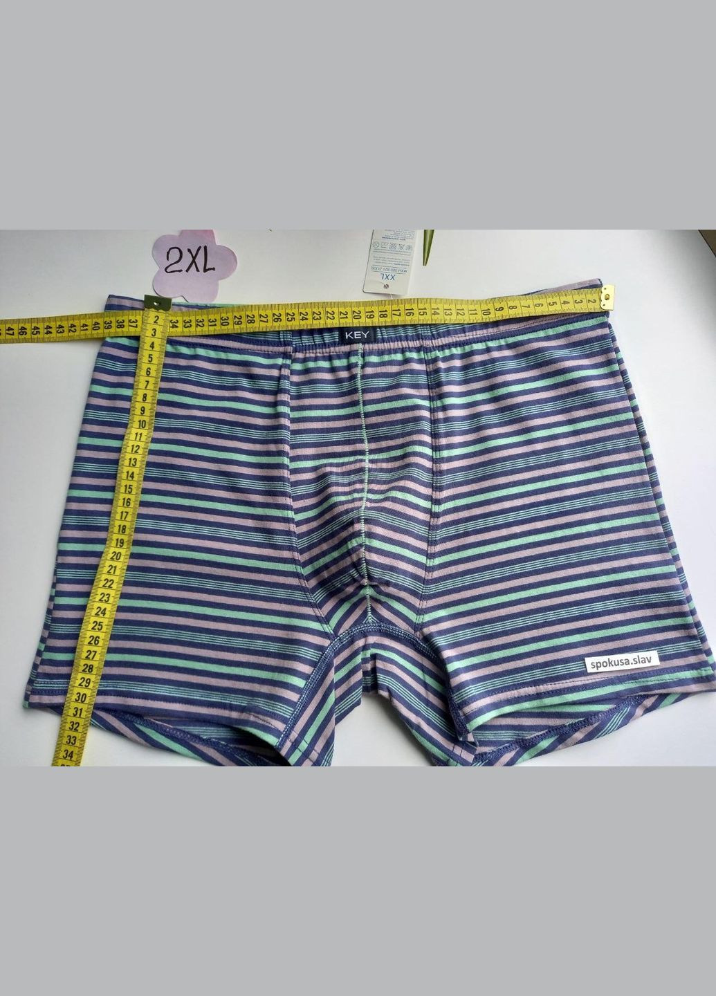 Красивая модель хлопчатобумажных шорт в полоску кей 380 Key (368788012)