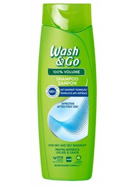 Шампунь Wash&Go with Anti-Dandruff Technology проти лупи 360 ml Conter (338438143)