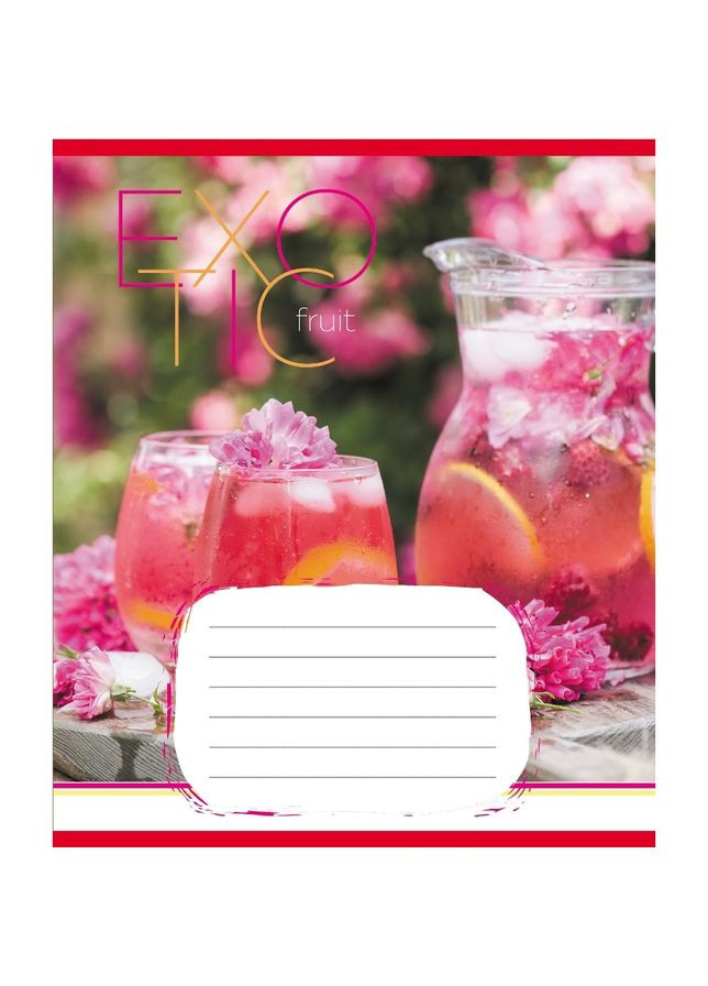 Тетрадь общая "Экзотические фрукты" 048 590098K 2 в клеточку, 48 листов Leader (364129235)