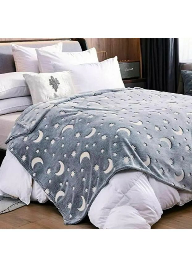 Дитячий плед-покривало, що світиться в темряві 150 см * 120 см Сірий No Brand Magic Blanket (361971316)