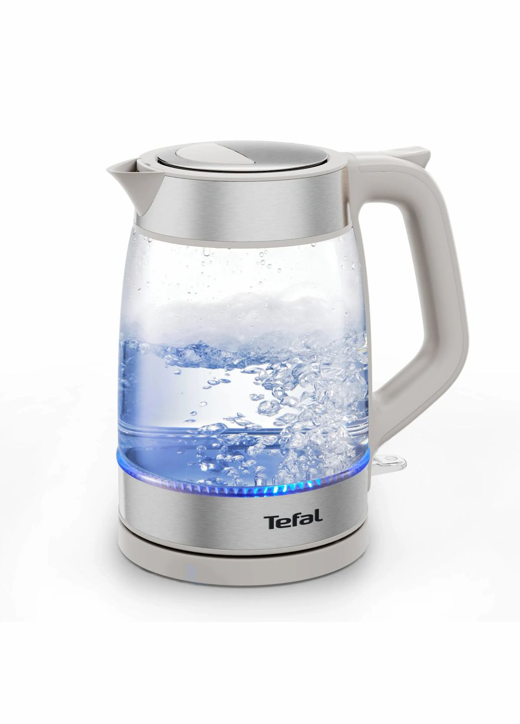 Електрочайник Glass Kettle 1.7л, скло, з підсвіткою, сріблясто-сірий Tefal (314747285)
