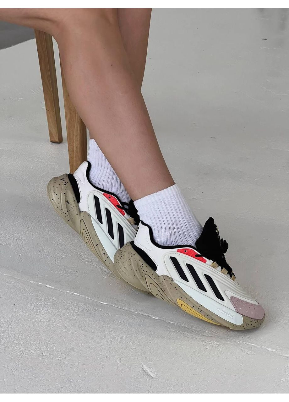 Рожеві Осінні кросівки чоловічі adidas ozelia grey pink адідас озелія No Brand