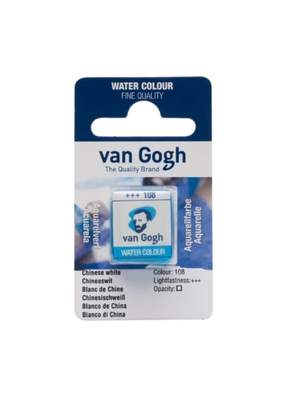 Акварельні фарби Van Gogh (108), Білила китайські, кювета (8712079418984) Royal Talens (398651233)