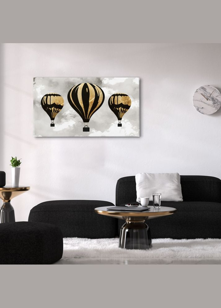 Картина Воздушные шары 30x60 см (K0008) Malevich Store (333339001)