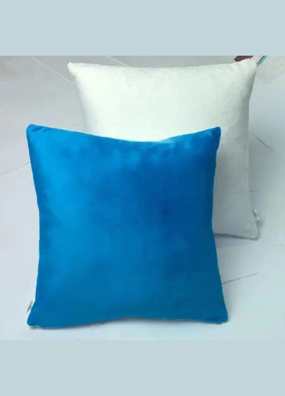 Подушка з принтом "Шо ти ревеш і стогнеш" (20100) синій No Brand (351593571)