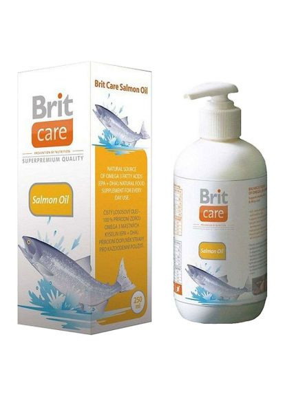 Вітаміни для собак (8594031442844) Brit Care Олія лосося 250 мл (370014742)