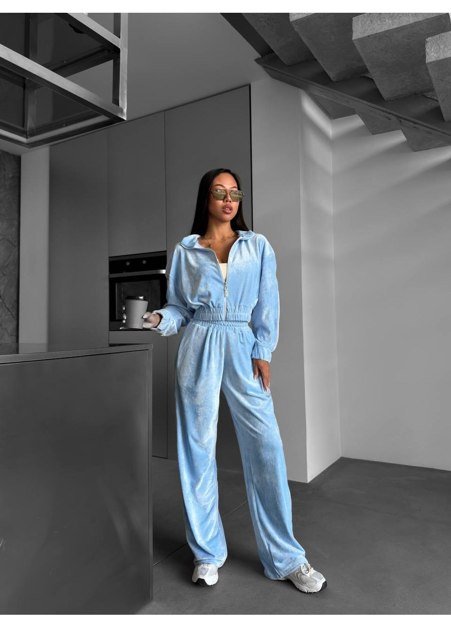 Женский велюровый спортивный костюм Україна (352475298)