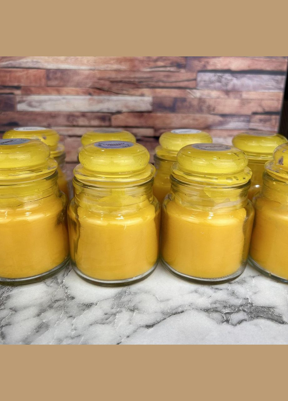 Ароматична свічка з ефірною олією сандалового дерева 100 мл МЕД ПОШТОЮ (322149003)