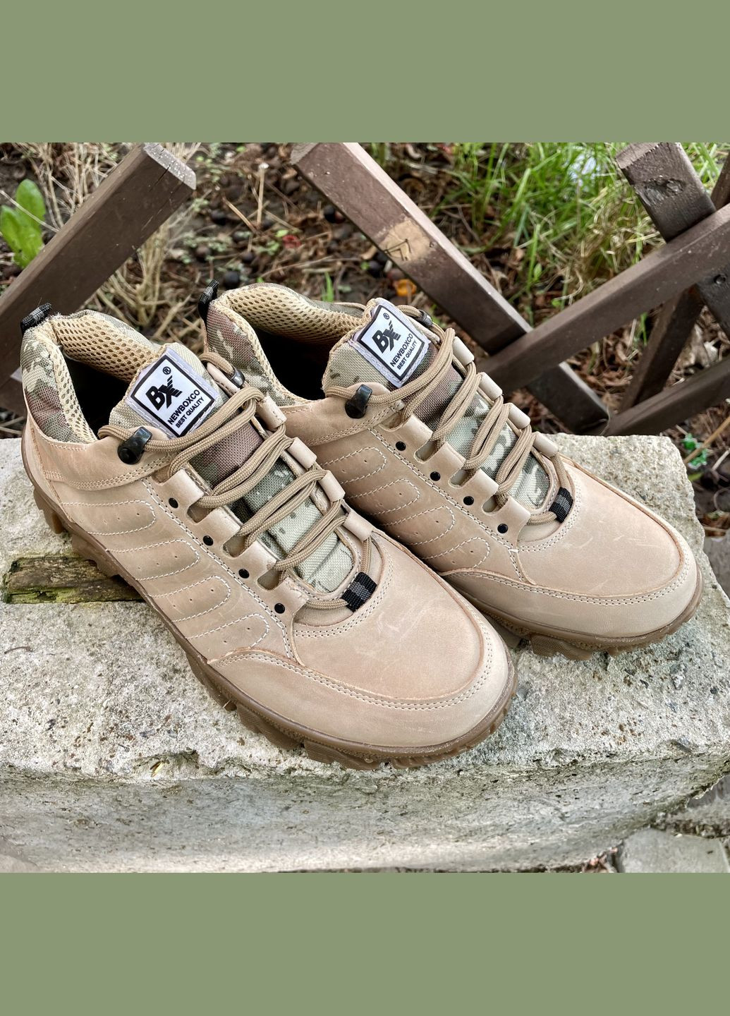 Кроссовки Мужские Демисезонные Тактические. 40-45р Койот+Пиксель. Теплые и удобные! BXDM-1038 No Brand (301147971)