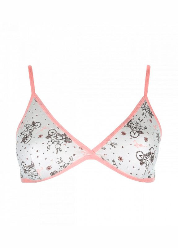 Комбінований бюстгальтер хлопковий на тонких бретелях Donella бавовна