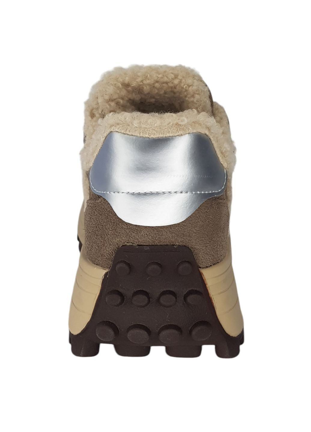 Зимние кроссовки Wollen бежевые зима (302651962)