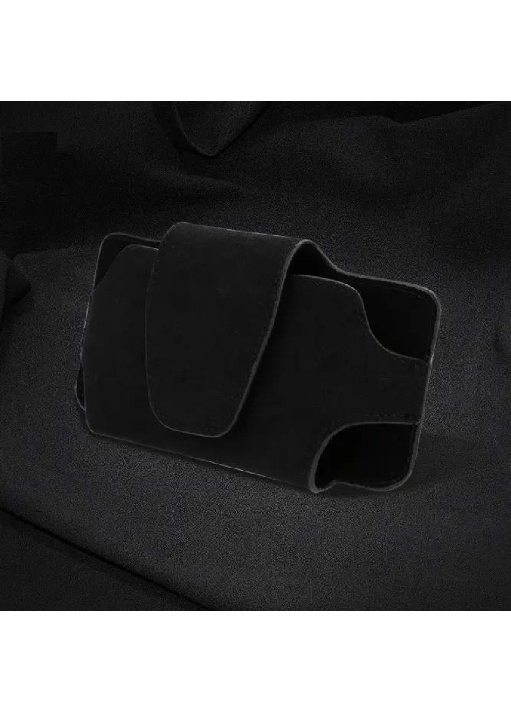 Органайзер чехол холдер для очков телефона на солнцезащитный козырек в салон машины автомобиля 10х17.5 см (477078-Prob) Черный Unbranded (294050692)