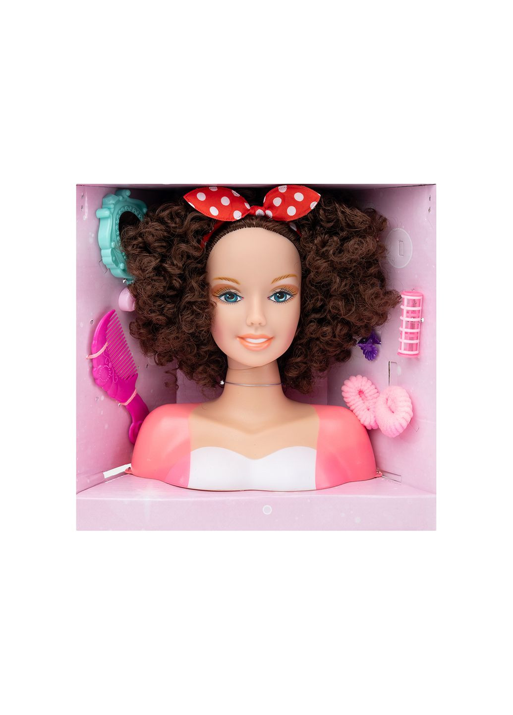 Лялька голова для зачісок колір різнокольоровий ЦБ-00172396 Limo Toy (282924546)