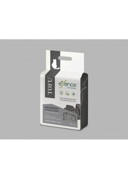 Наповнювач для котячого туалету з тофу, з вугіллям, 6 л (*) Essence (322591983)