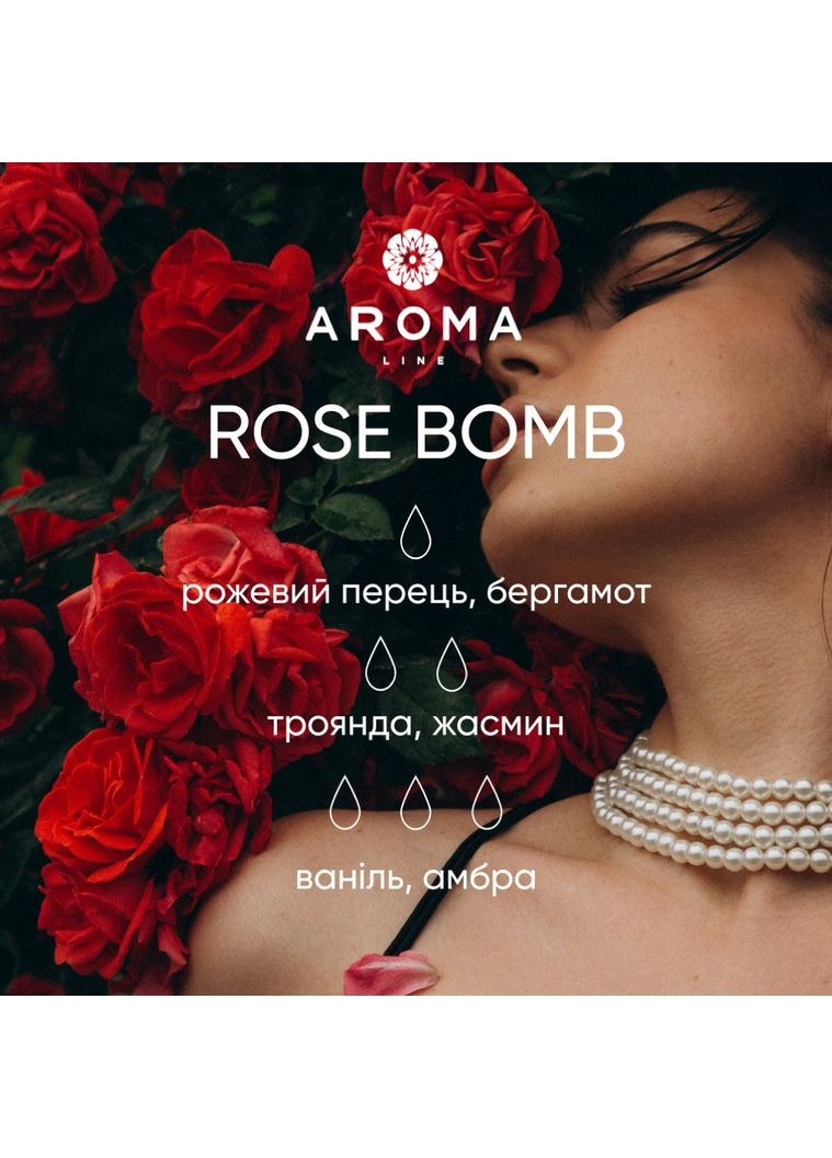 Аромат/отдушка ROSE BOMB 100 гр - для духов, аромадиффузоров и косметических средств Aroma line (343052697)