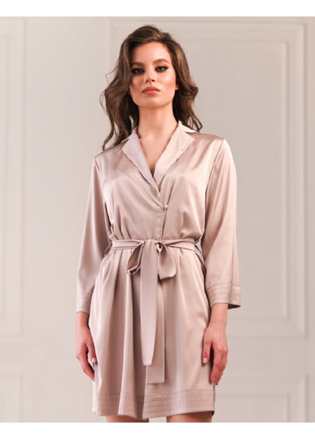 2243 LILAC Халат короткий жіночий КOMILFO Komilfo (366817270)