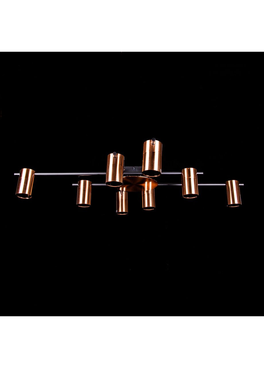 Стельова люстра на 8 лампочок 3219/8/BK+Bro No Brand (352230027)