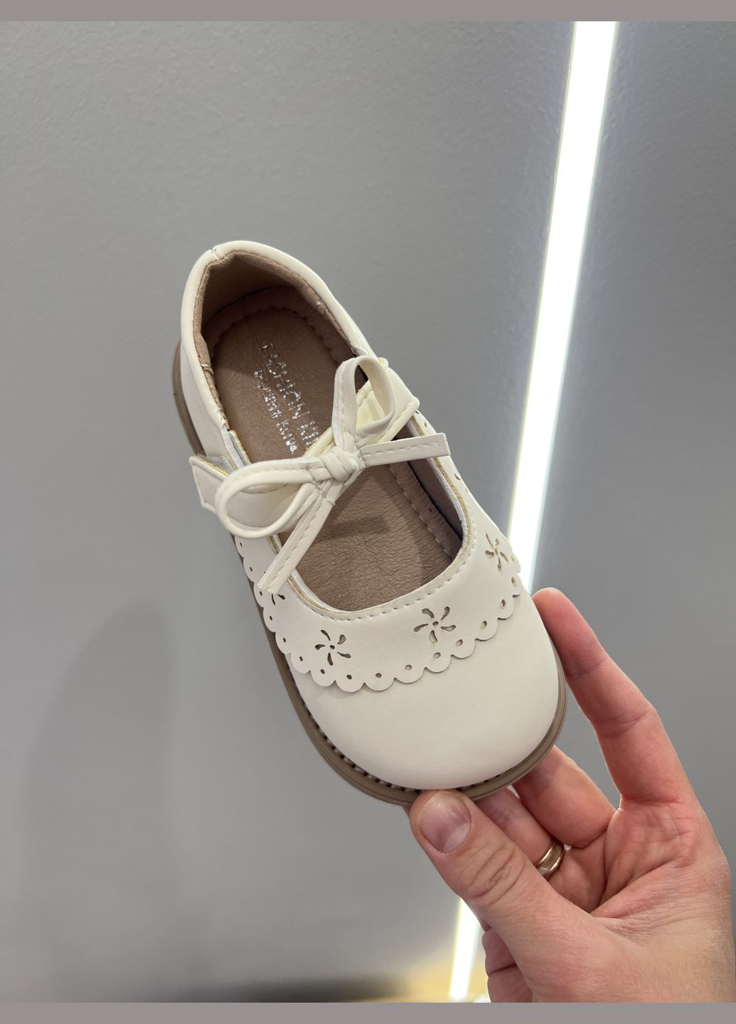 Легенькі святкові туфельки на липучці Luck Line (341530461)