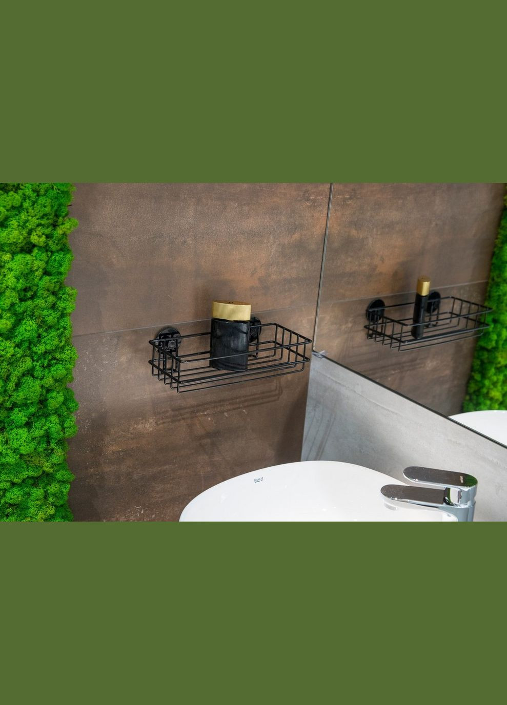 Полка проволочная одноярусная черная, AWD02081665 AWD Interior (302672404)