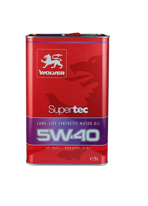 Автомобильное моторное масло Supertec 5W-40 5л Wolver (352764787)