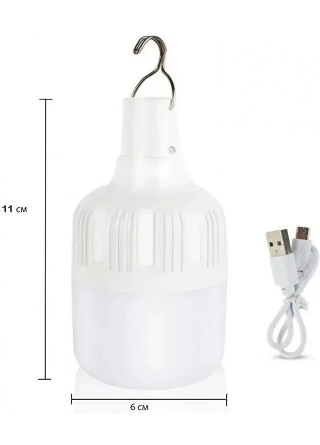 Лампа акумуляторна для кемпинга BL HY-701 на гачку з зарядкою Micro USB 10W Solar (315857333)