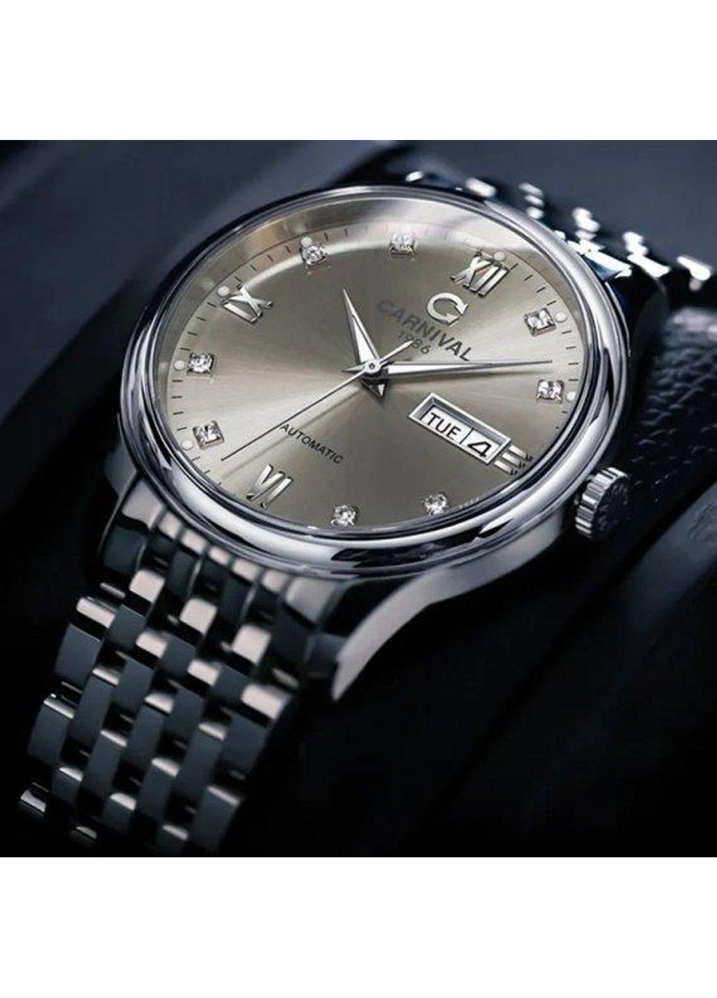 Годинник чоловічий наручний Toscana (Сріблясті) Carnival (314483493)