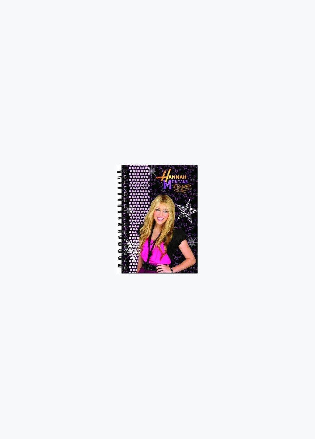 Блокнот Hannah Montana А6 80 л. бічна спіраль пластикова обкладинка Kite (280916138)