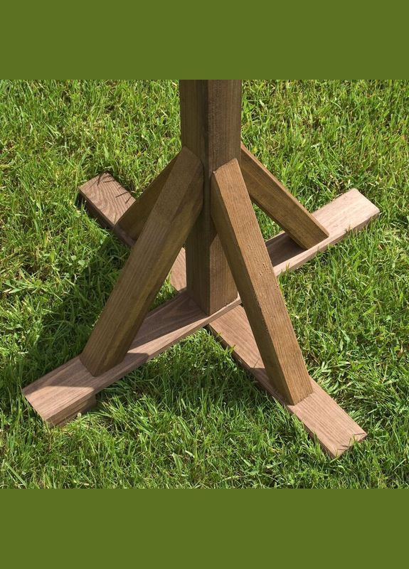 Годівниця на стійці з дерева Лейцист мускат (КСС-000607) No Brand (328605621)