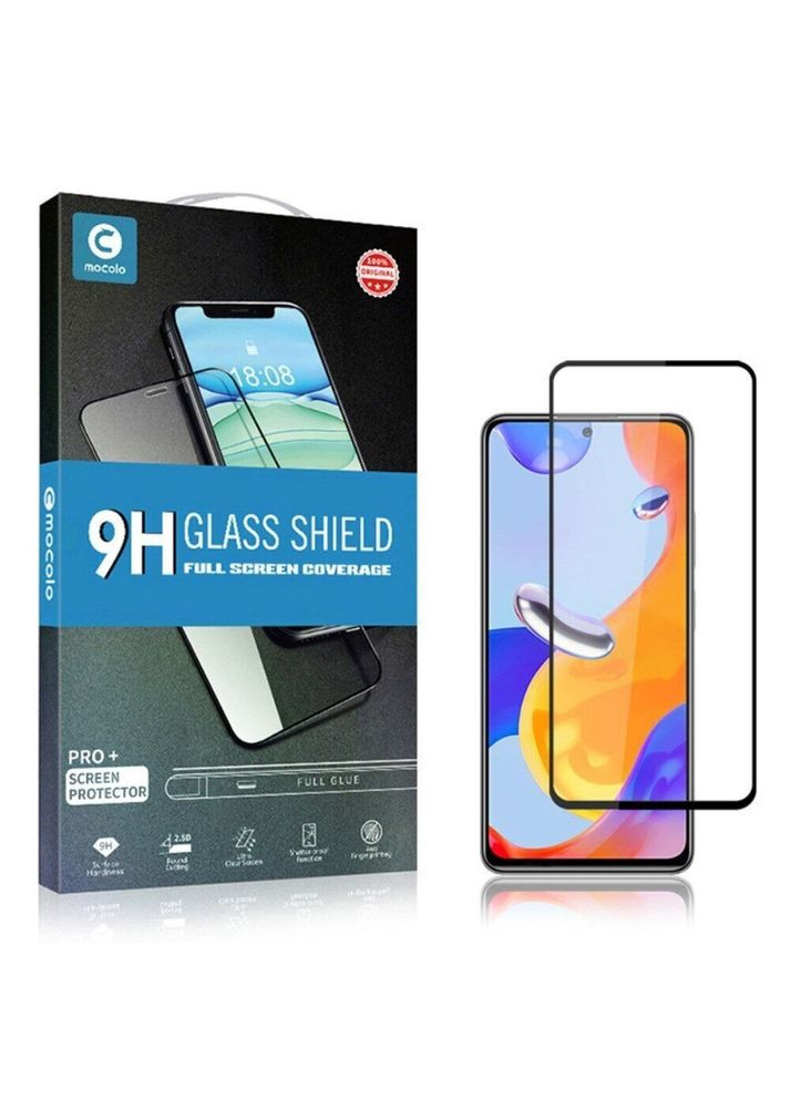Захисне скло для Xiaomi Redmi Note 11 Pro / 11 Pro Max Full Glue 5D Black (0.33 мм) Mocolo (324234169)