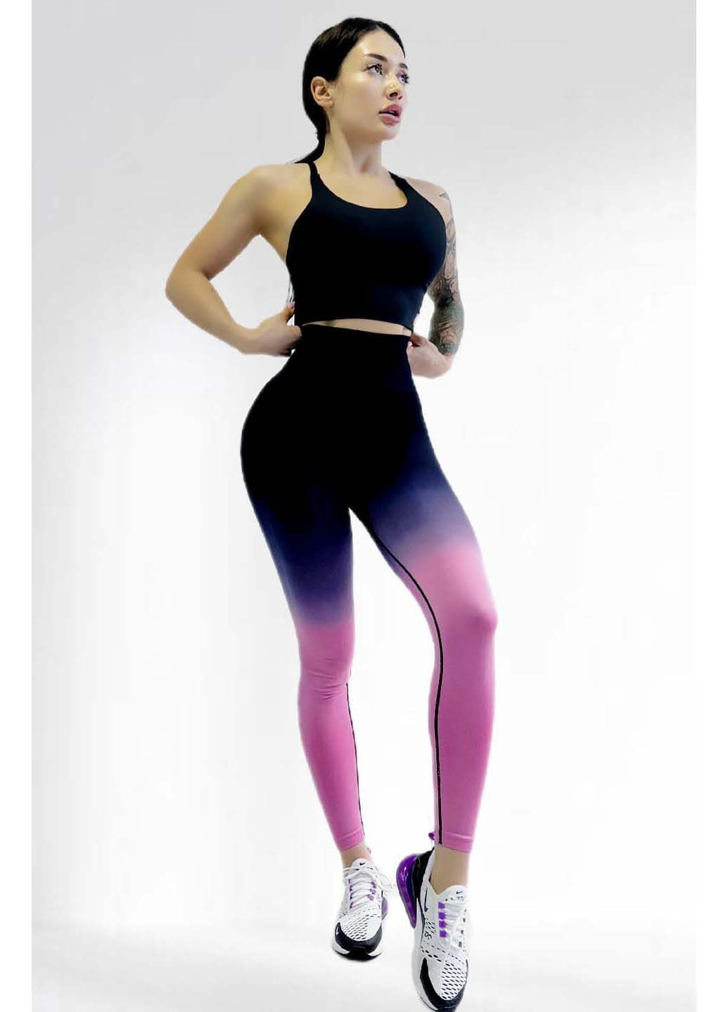 Лосіни пуш ап для фітнесу з високою талією LILAFIT (313859213)