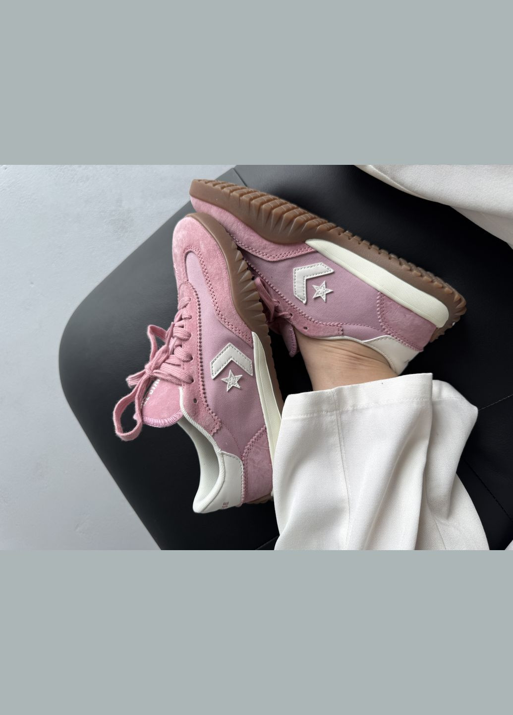 Кроссовки женские Converse Run Star Trainer Pink | Конверс Ран Стар розовые No Brand розовые демисезоны (342717931)