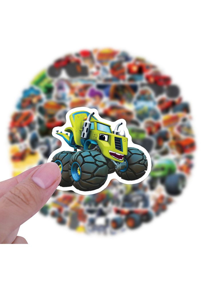 Вспыш стикеры наклейки Blaze аксессуары Вспыш и монстр-машины 55 шт Shantou (332996949)