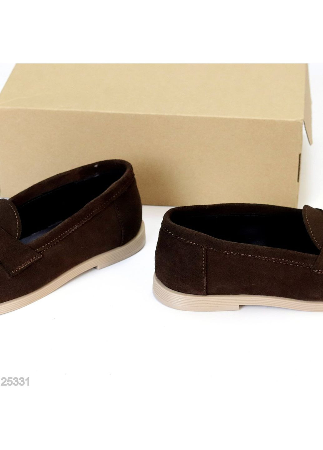 Темно-коричневые лоферы "vivi" No Brand