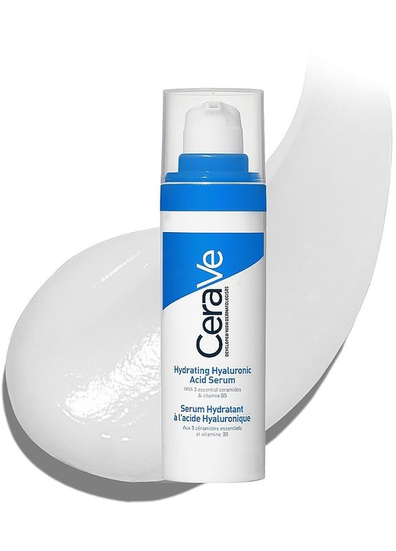 CeraVe Увлажняющая сыворотка с гиалуроновой кислотой для всех типов кожи Hydrating Serum Hyaluronic Acid 30ml (2-1146264) — Крем, США (369796403)