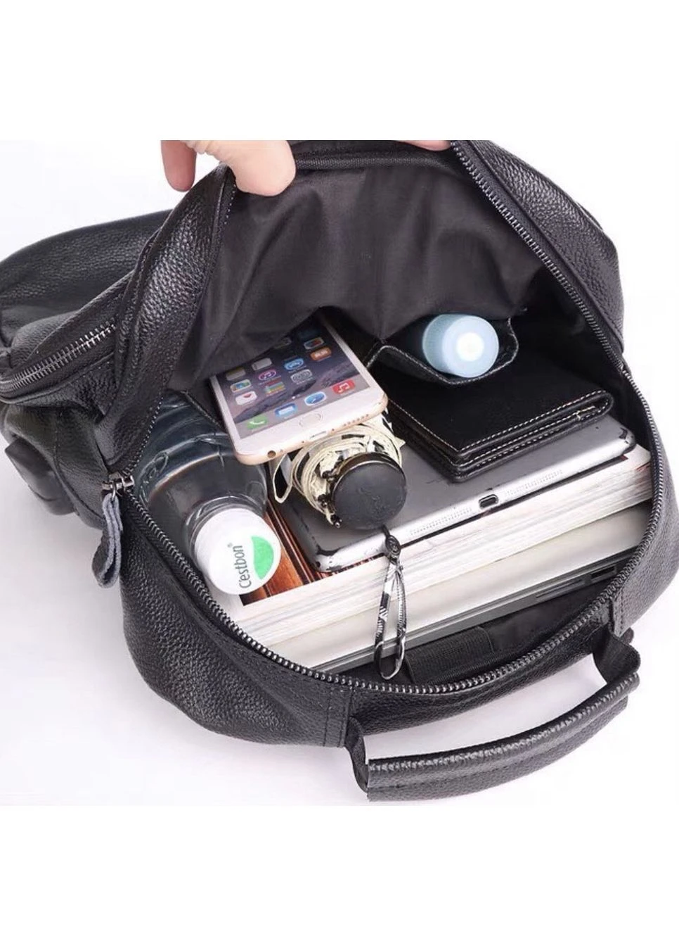 Городской мужской рюкзак кожаный B2-03555A Tiding Bag (390265300)