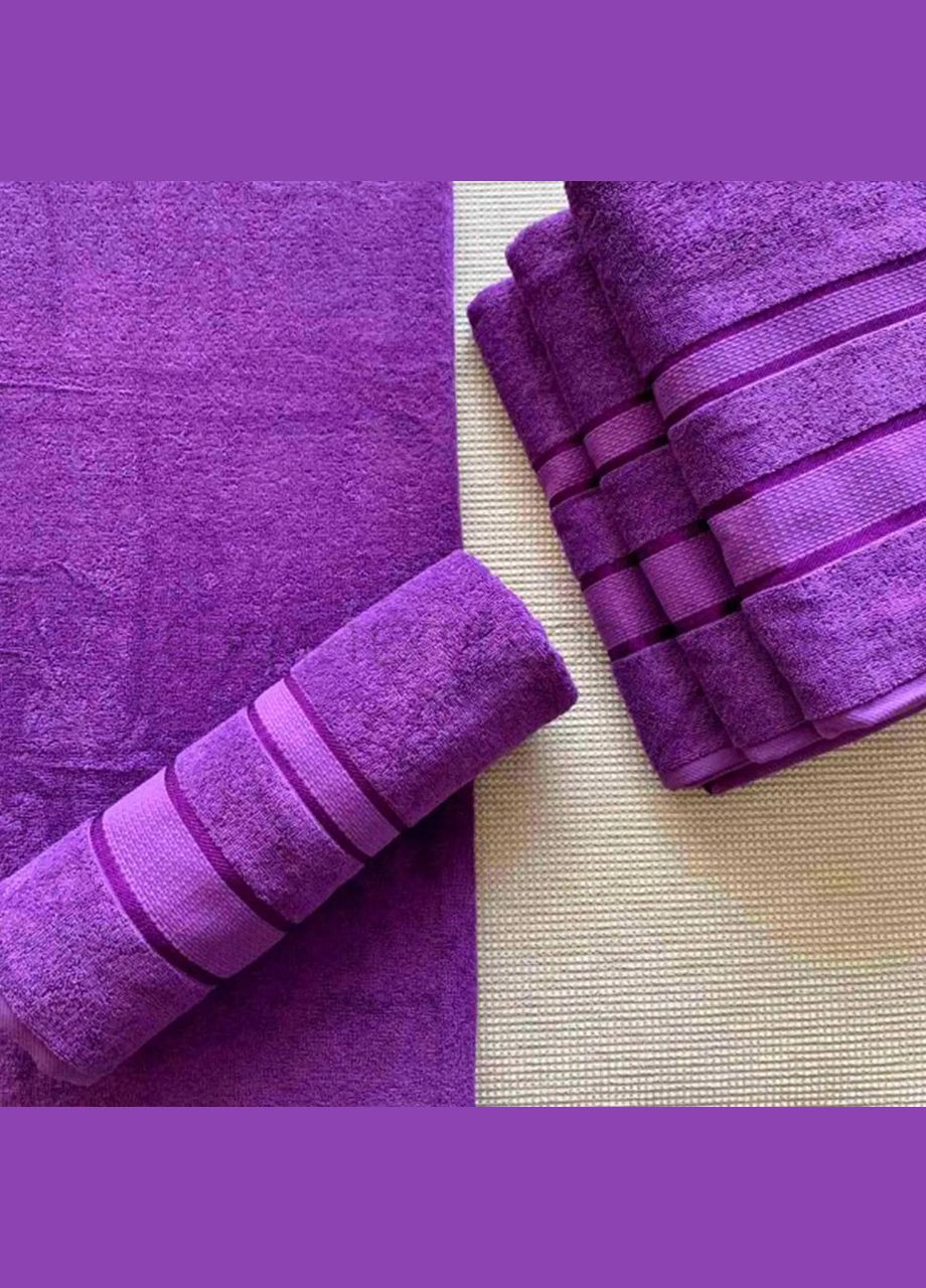 Fadolli Ricci полотенце махровое — черника 50*90 (400 г/м²) фиолетовый производство -