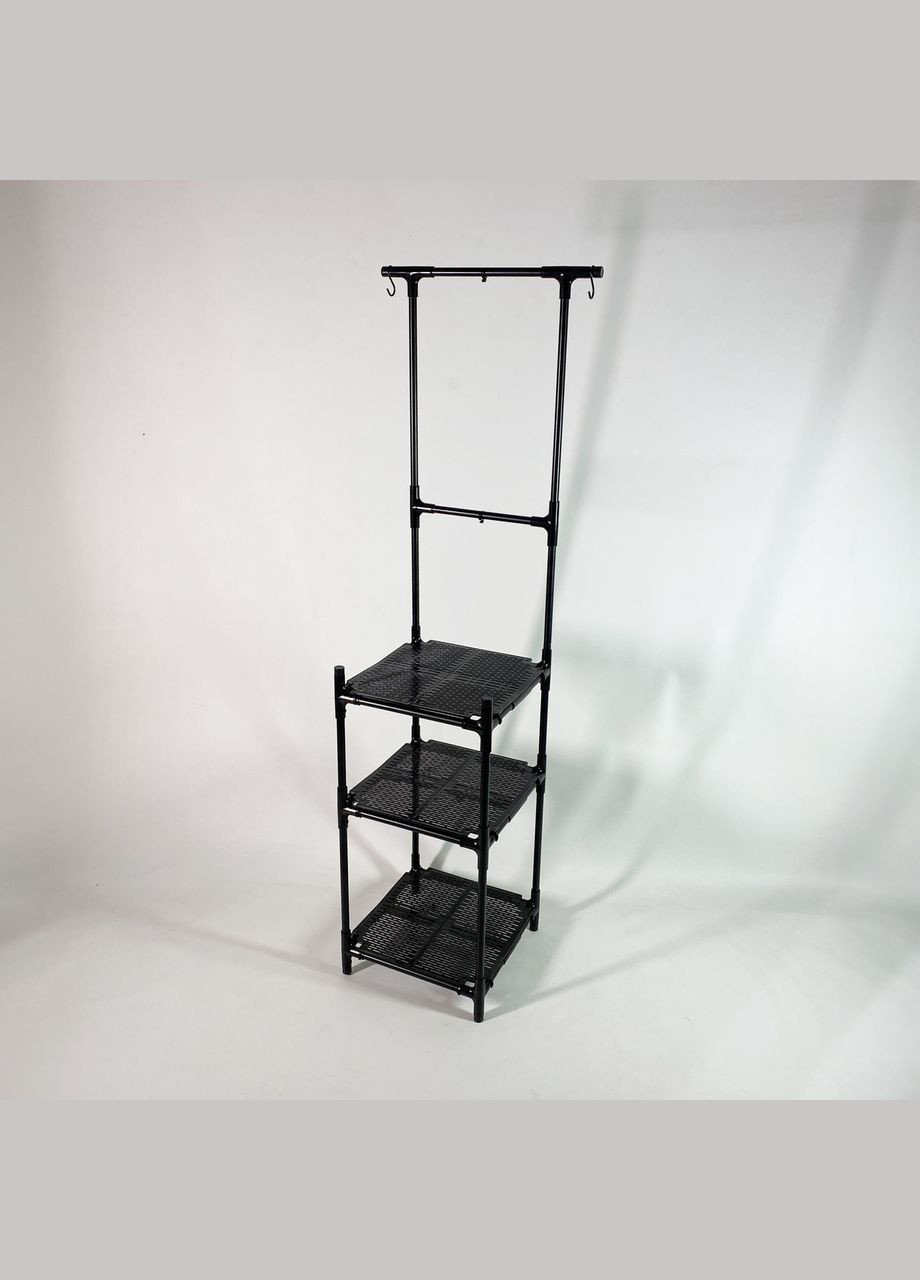 Полка-стеллаж в ванную комнату Bona Part 1 - 3х ярусная этажерка с полочками для мелких вещей Metaplant (346535022)