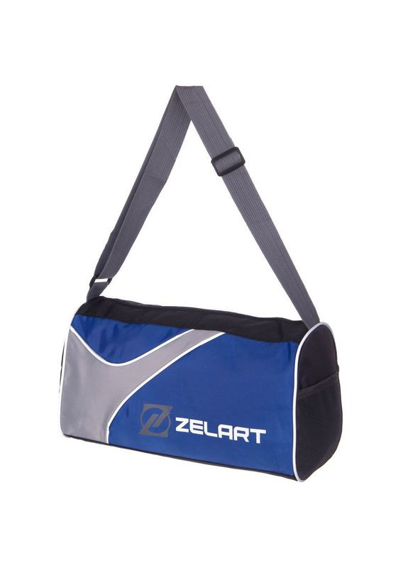 Сумка спортивна GA-4124 (поліестер, р-р 39х29х21см, синій) Zelart (361435277)