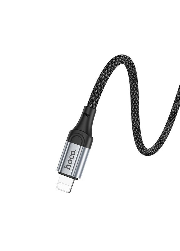 Кабель Fresh charging data cable iP Black (6942007608756) Hoco X102 (367268527)