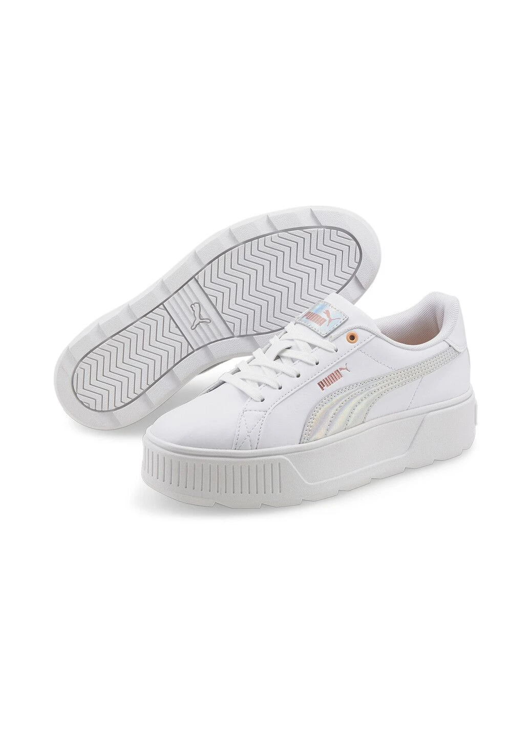 Білі кеди karmen shine women's trainers Puma