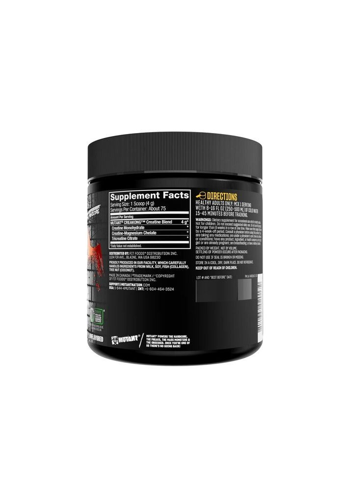 Креатин Creakong, 300 грамм MUTANT (334705471)