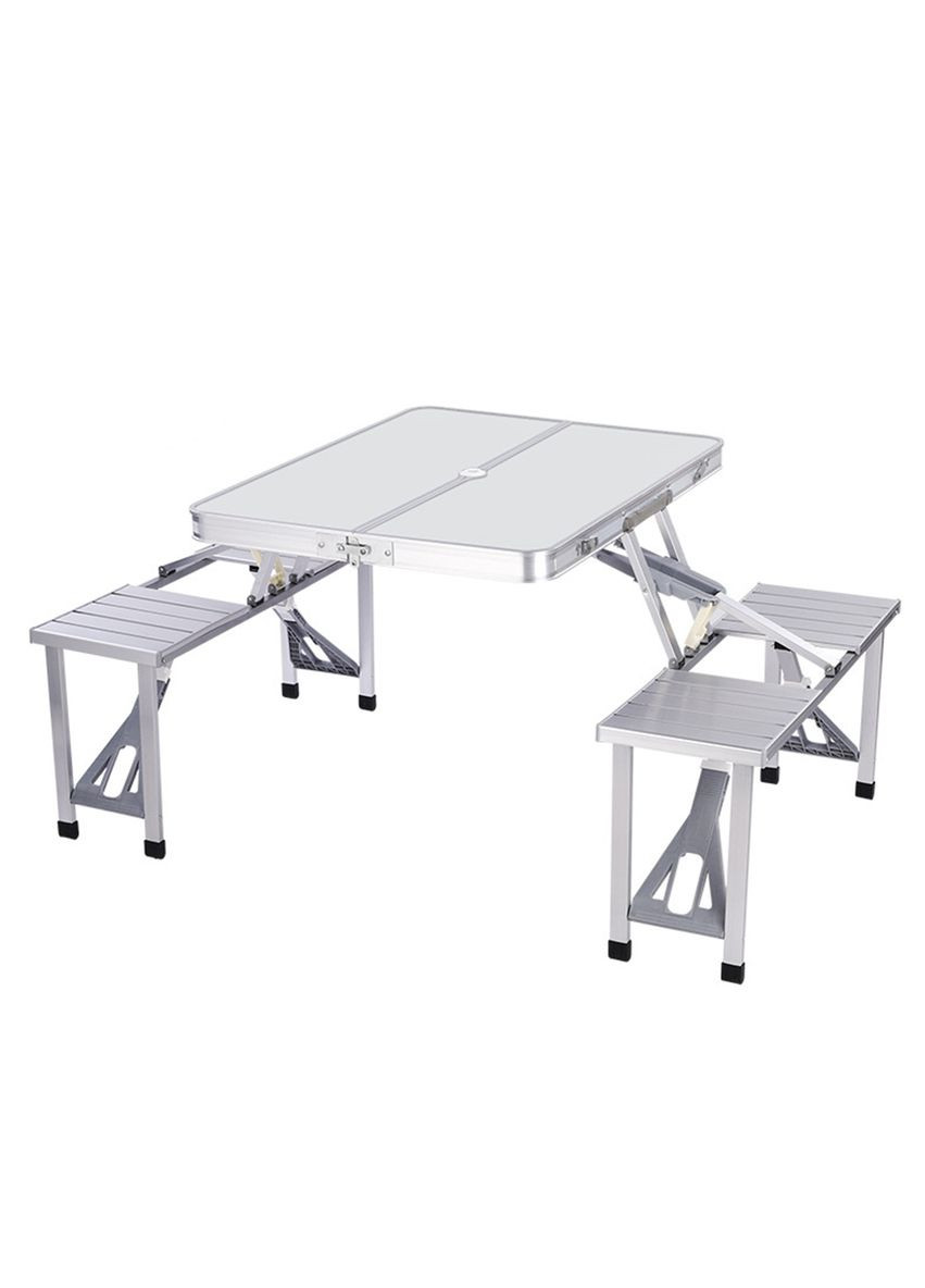 Стол-трансформер для кемпинга алюминиевый 86*67*67 см LUGI (330033698)