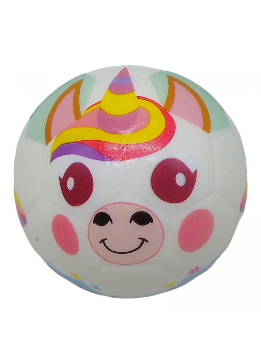 М'яч дитячий фомовий "Єдиноріг", 9 см (рожевий) (SPB24637) MIC (362439316)