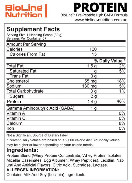 Набор на мышечную массу "МасаPRO+" 2 кг протеин, 3 кг гейнер + шейкер BioLine Nutrition (372010677)