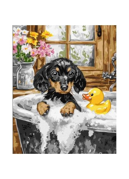 Картина по номерам День купания для творчества рисование для взрослых и детей ProDobro (367101754)